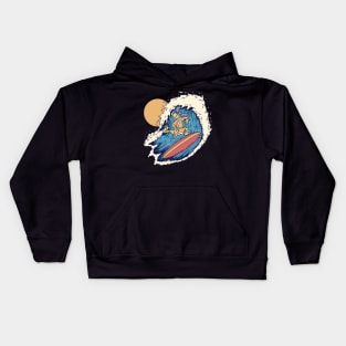 Hong Kong Phooey Surfing Karate Kids Hoodie